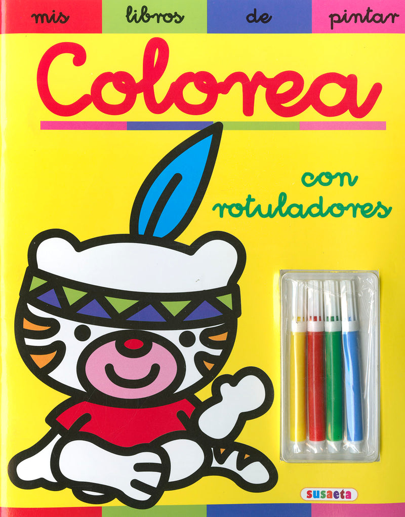 Colorea con rotuladores