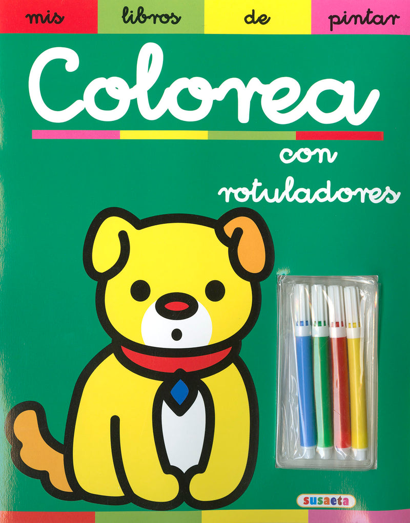 Colorea con rotuladores
