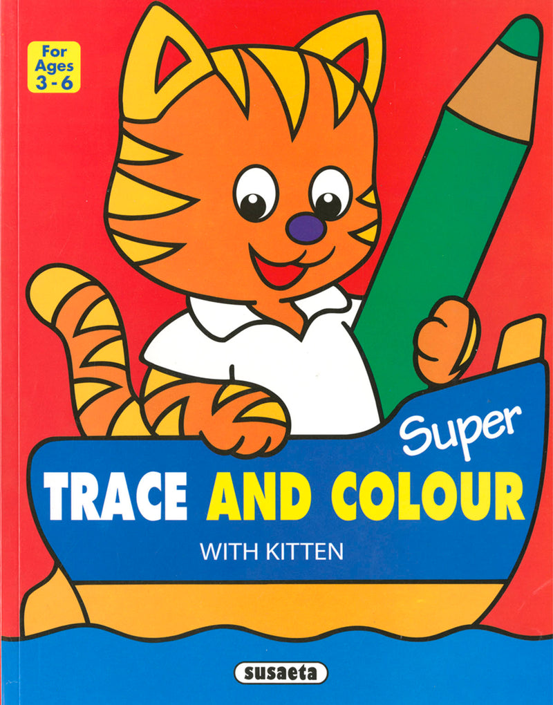 Super trace and colour with kitten