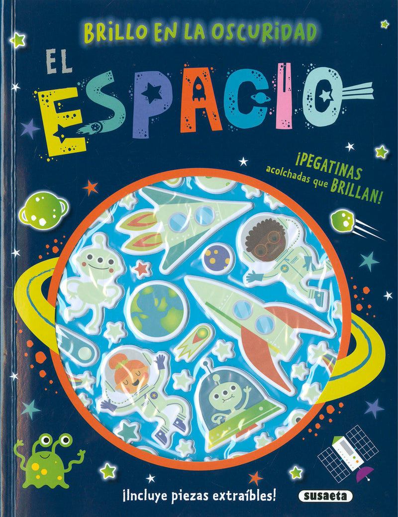 El espacio - Pegatinas que brillan