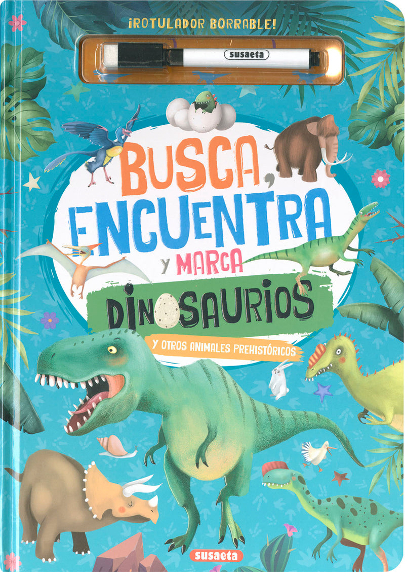 Busca, encuentra y marca dinosaurios y otros animales prehistóricos