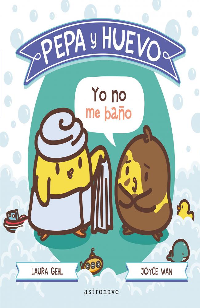 Pepa y Huevo. Yo no me baño