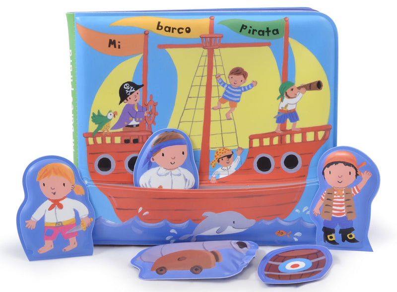 El barco pirata (Libro para el baño del bebé)
