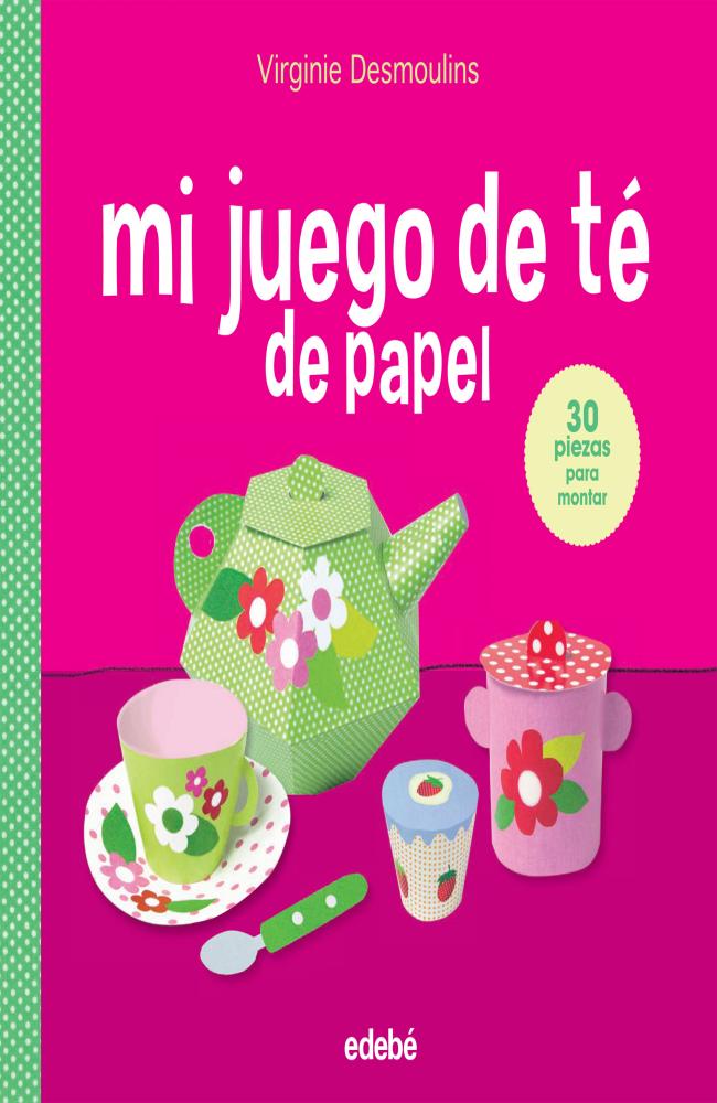 Mi juego de té en papel