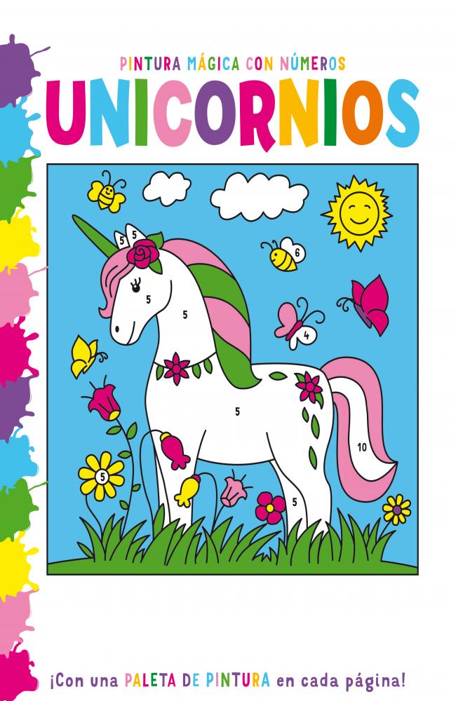 PINTURA MÁGICA con números: UNICORNIOS