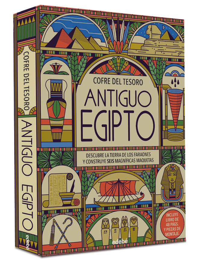 ANTIGUO EGIPTO COFRE DEL TESORO