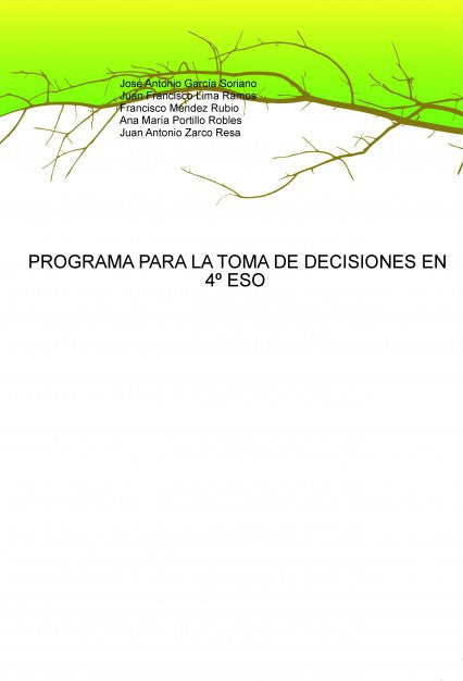 PROGRAMA PARA LA TOMA DE DECISIONES EN 4º ESO