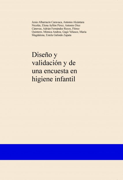Diseño y validación de una encuesta en higiene infantil