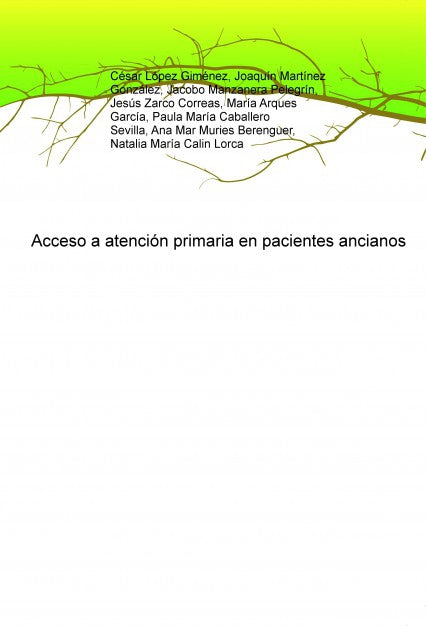 Acceso a atención primaria en pacientes ancianos
