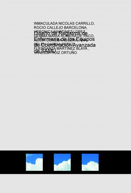 Diseño de Registros de Enfermería de los Equipos de Coordinación Avanzada de SAMU