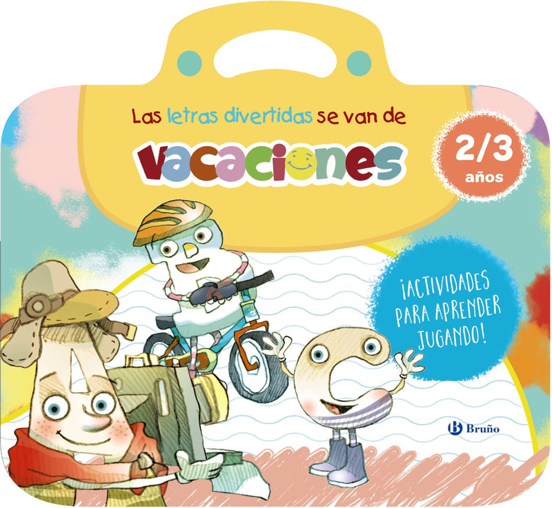Las letras divertidas se van de vacaciones. 2-3 años
