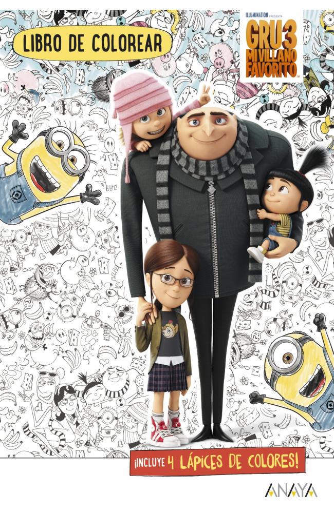Gru 3: Libro de colorear