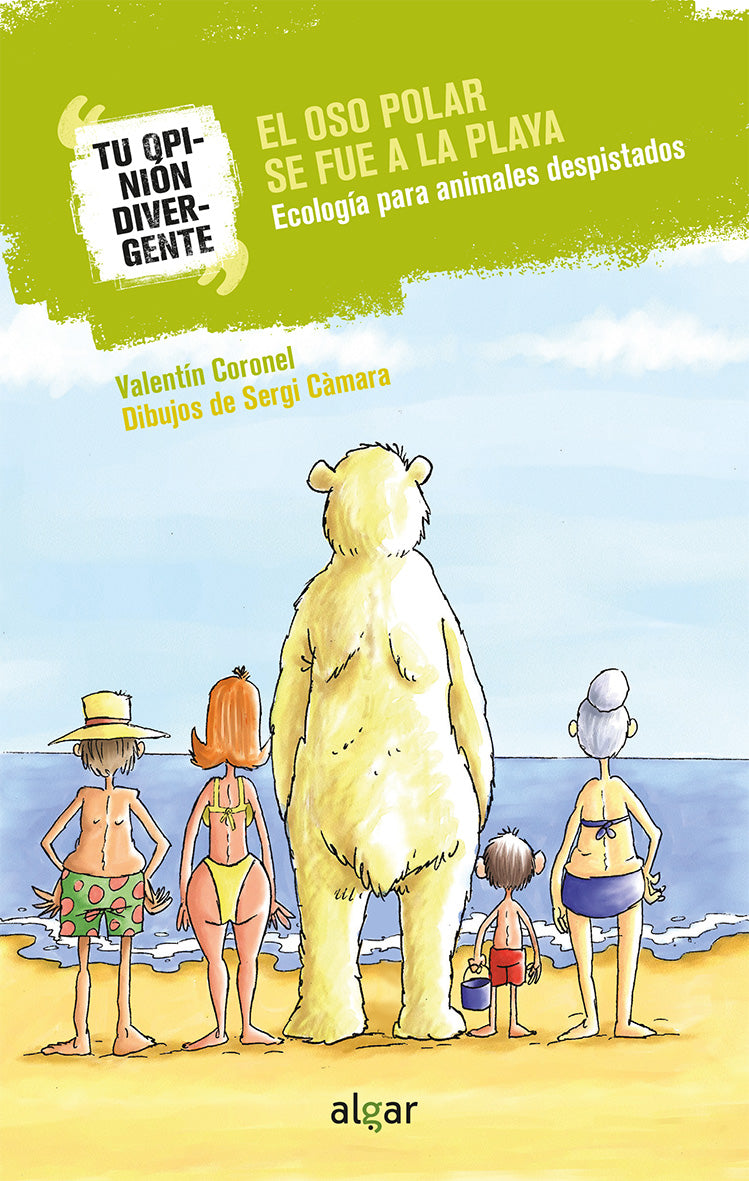 El oso polar se fue a la playa