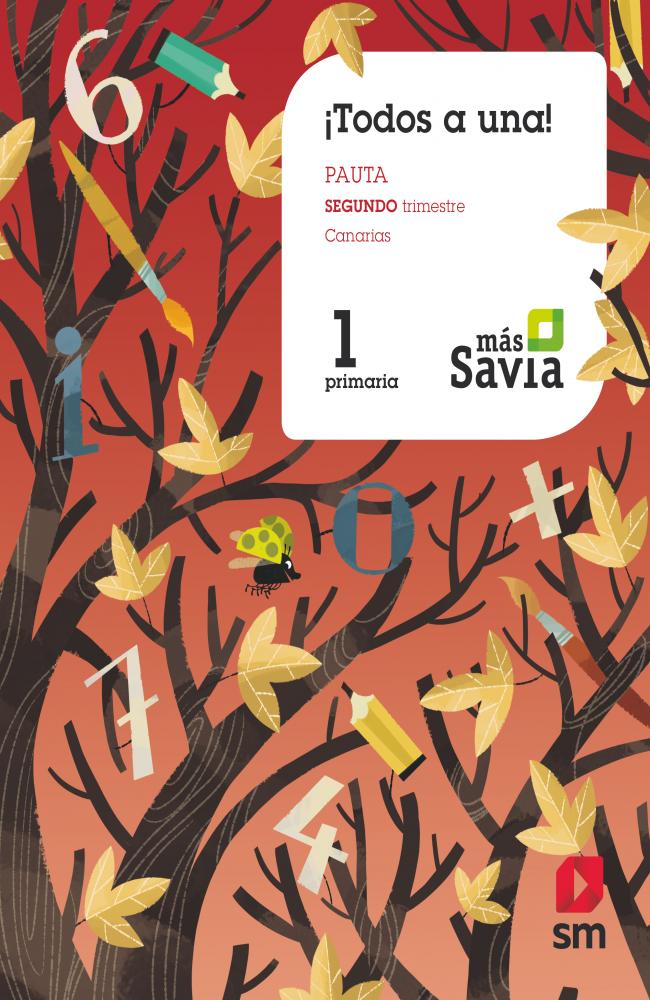 Método Globalizado.¡Todos a una! 1 Primaria.2 Trimestre. Pauta. Más Savia. Canarias