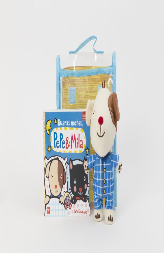 Pack de Buenas noches, Pepe & Mila (con muñeco de Pepe en pijama)