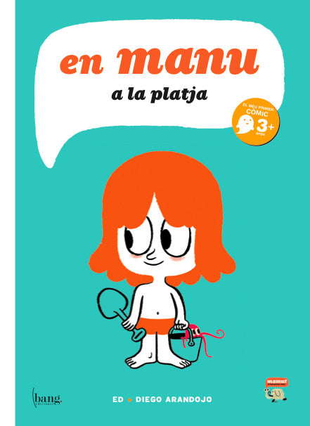 En manu a la platja