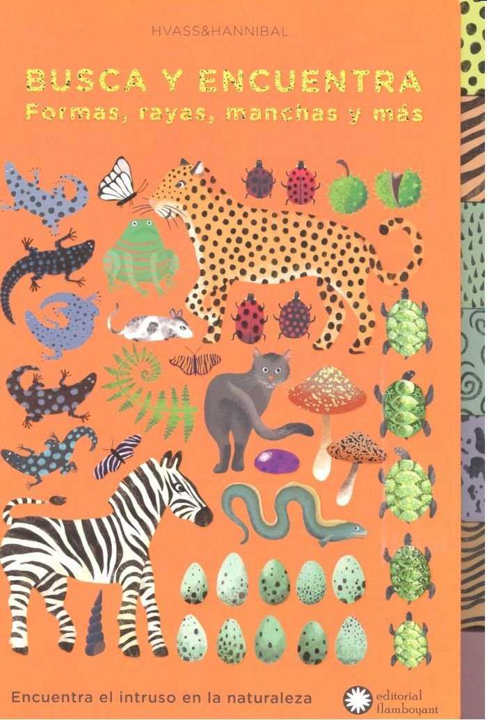 Busca y encuentra formas, rayas, manchas y más