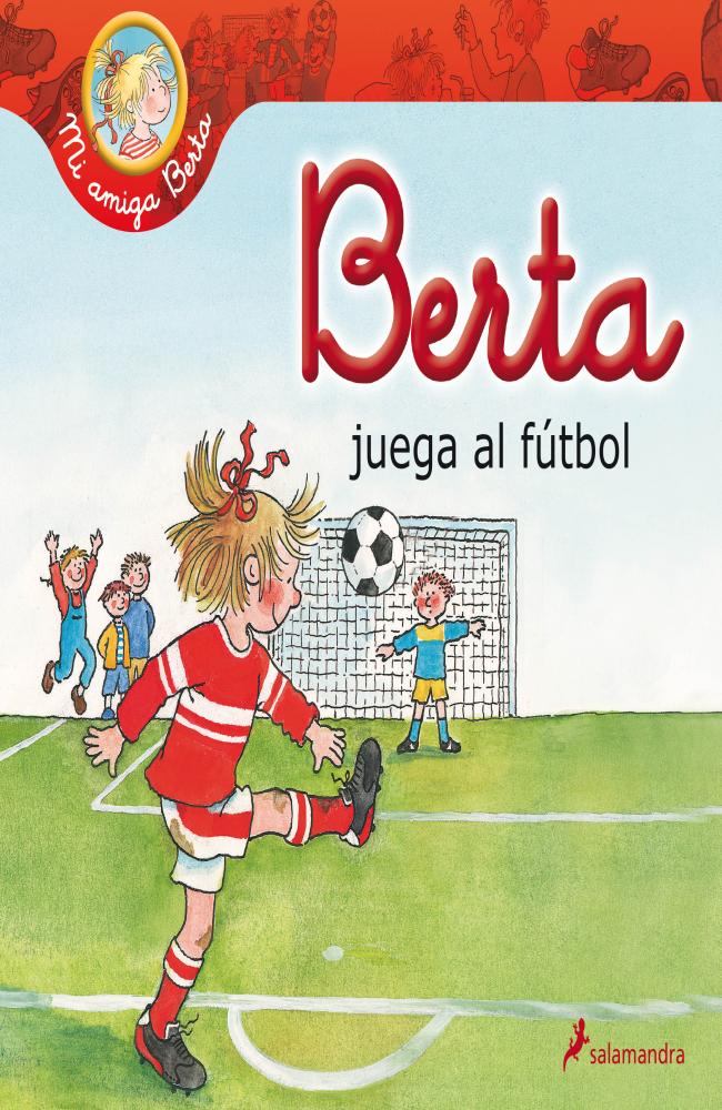 Berta juega al fútbol