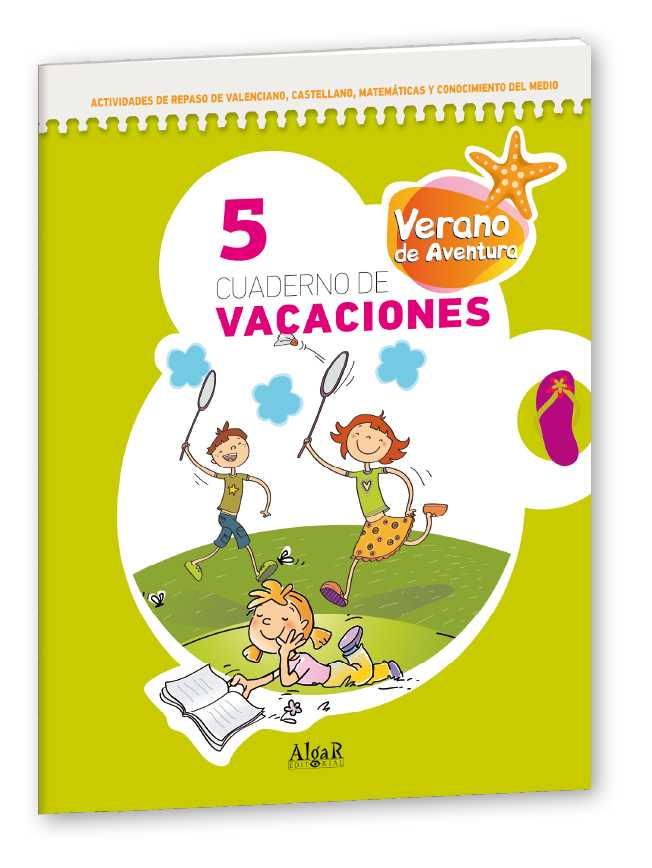 Cuaderno vacaciones 5 -Verano Aventura 5