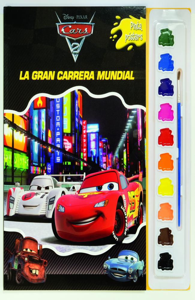 Cars 2. Pinta pósters con acuarelas