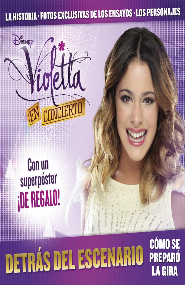 Violetta en concierto. Detrás del escenario