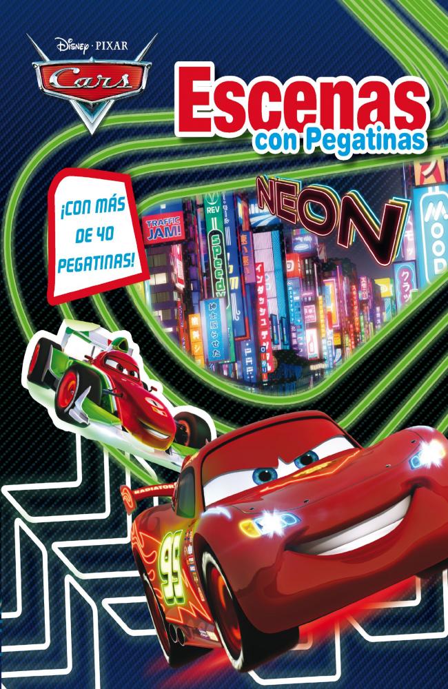 Cars Neon. Escenas con pegatinas