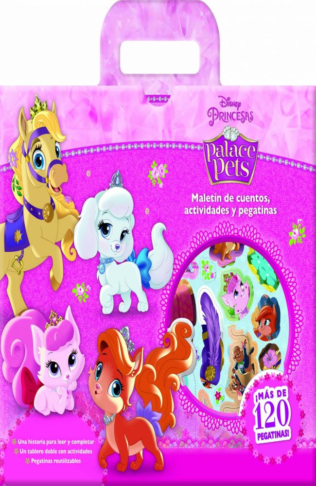 Princesas. Palace Pets. Maletín de cuentos, actividades y pegatinas
